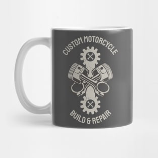 Custom Motorcycle Vintage Tee | Personalized Biker Mug